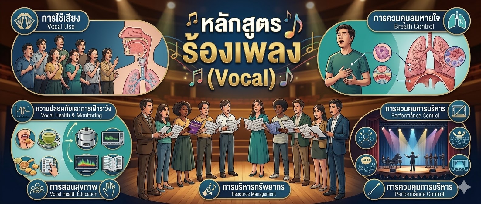 หลักสูตรร้องเพลง (Vocal)