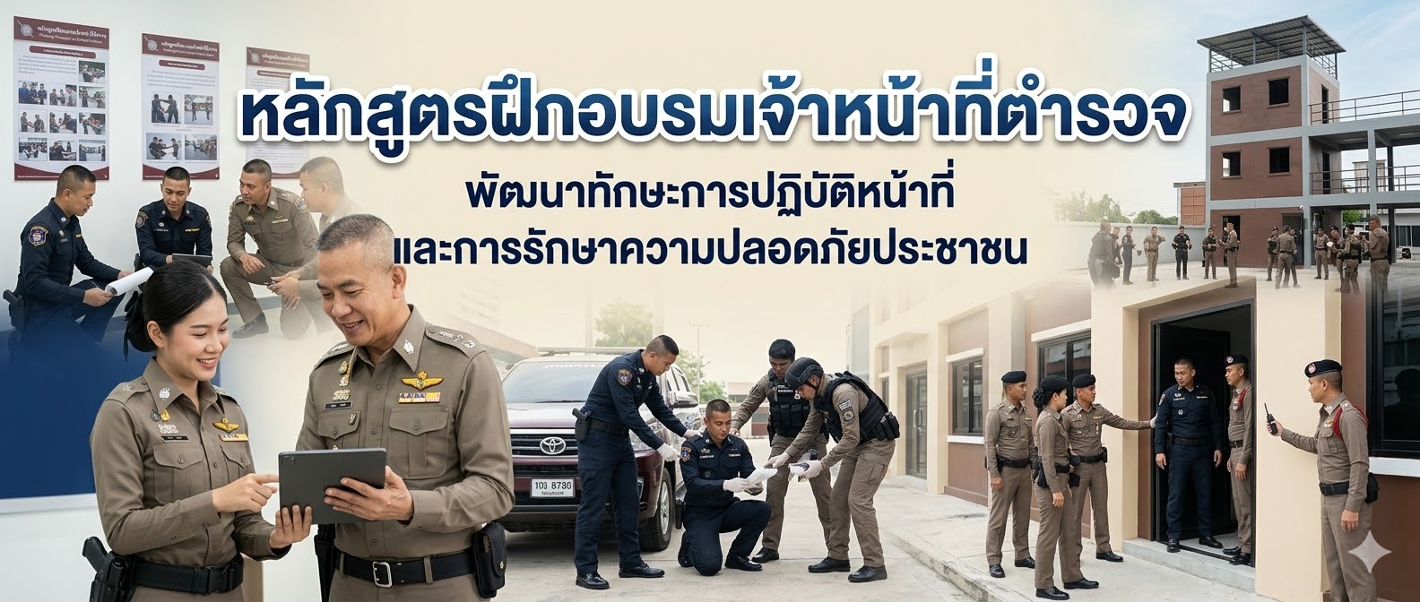 หลักสูตรฝึกอบรมเจ้าหน้าที่ตำรวจ