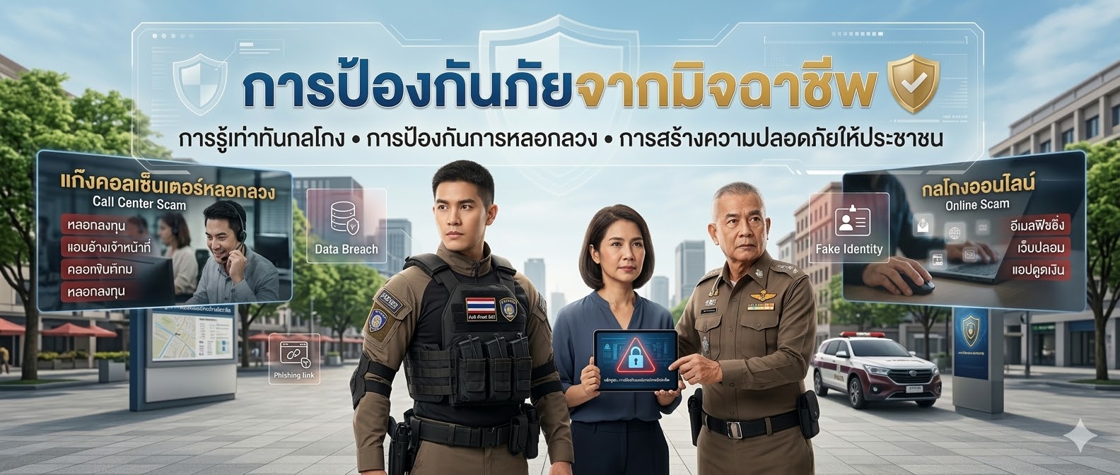 การป้องกันภัยจากมิจฉาชีพ