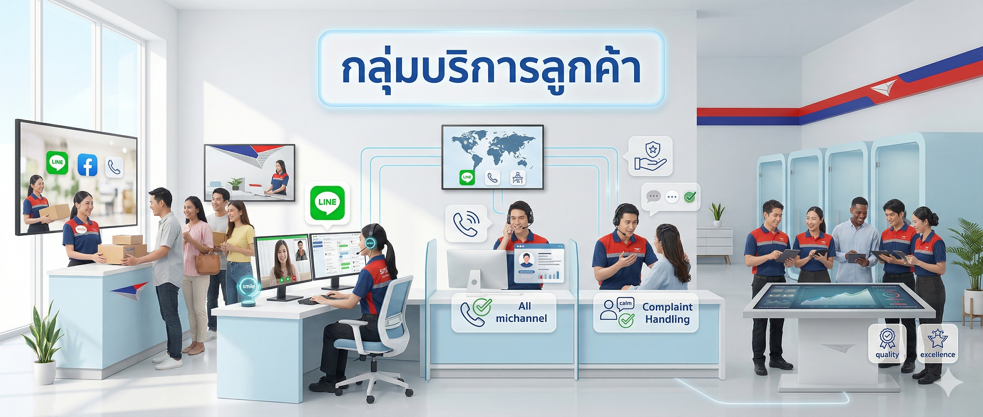 กลุ่มบริการลูกค้า (Customer Service)