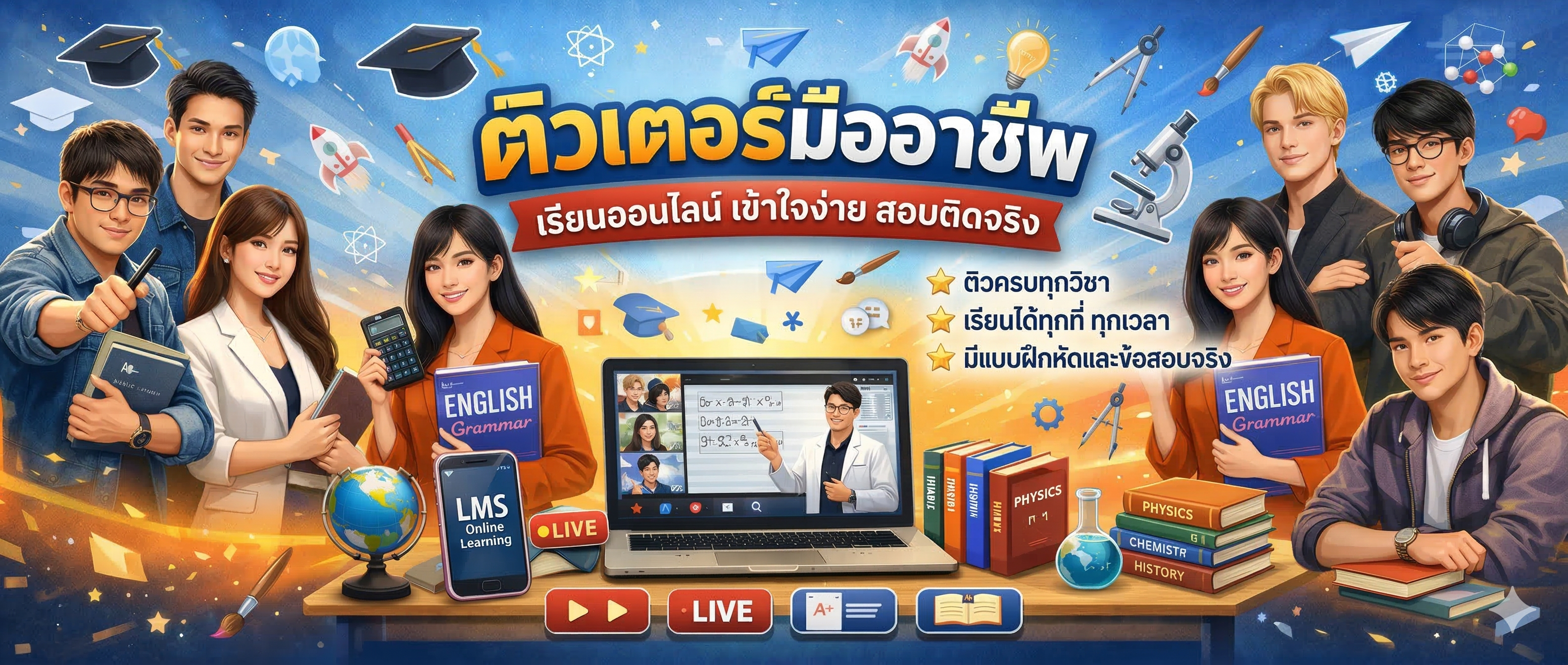 ติวเตอร์/เตรียมสอบ