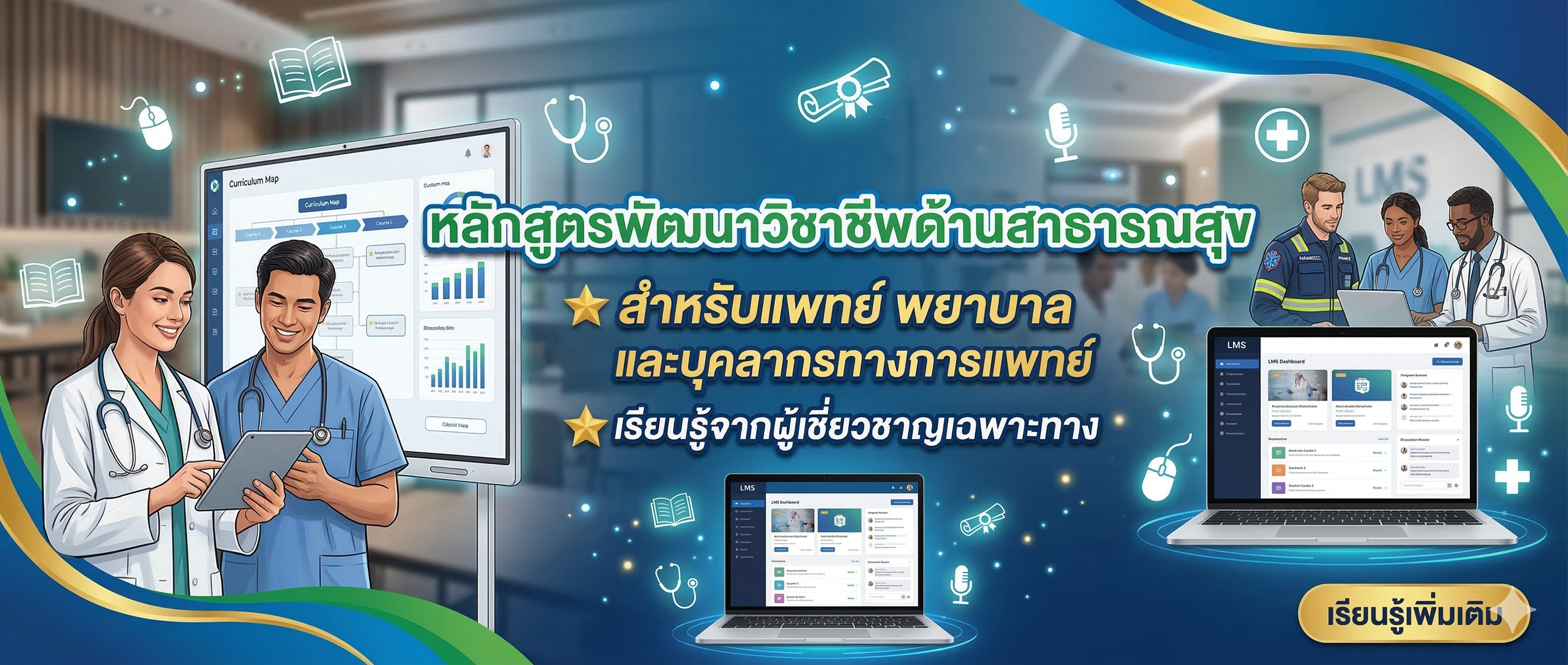 หลักสูตรพัฒนาวิชาชีพด้านสาธารณสุข