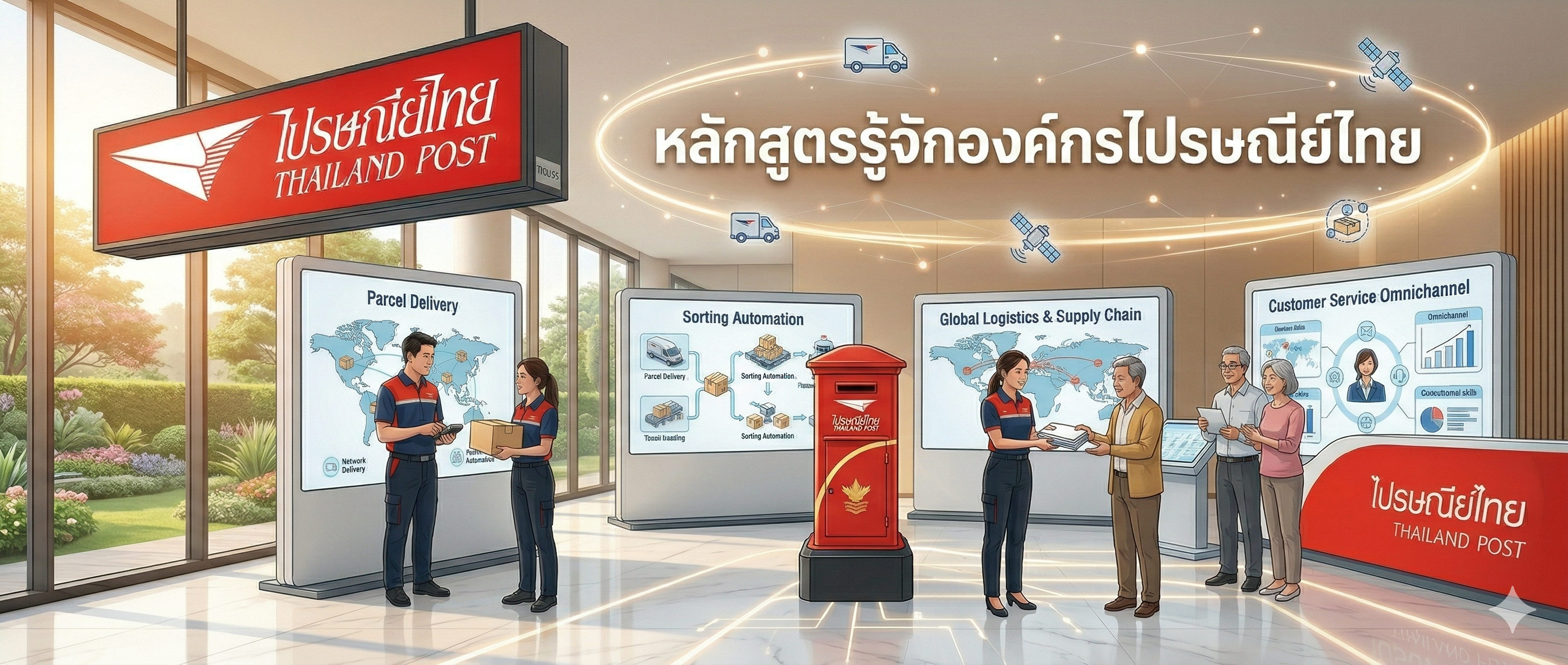 หลักสูตรรู้จักองค์กรไปรษณีย์ไทย