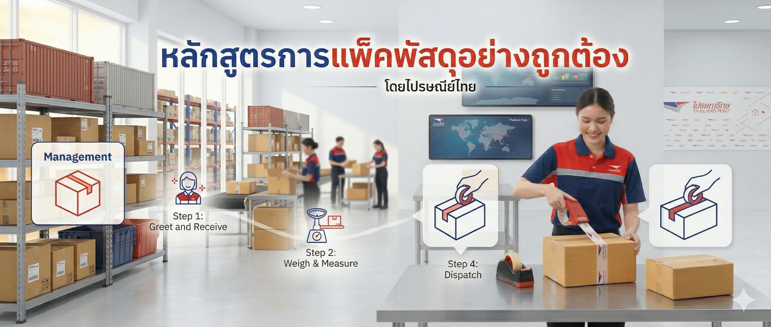 หลักสูตรการแพ็คพัสดุอย่างถูกต้อง