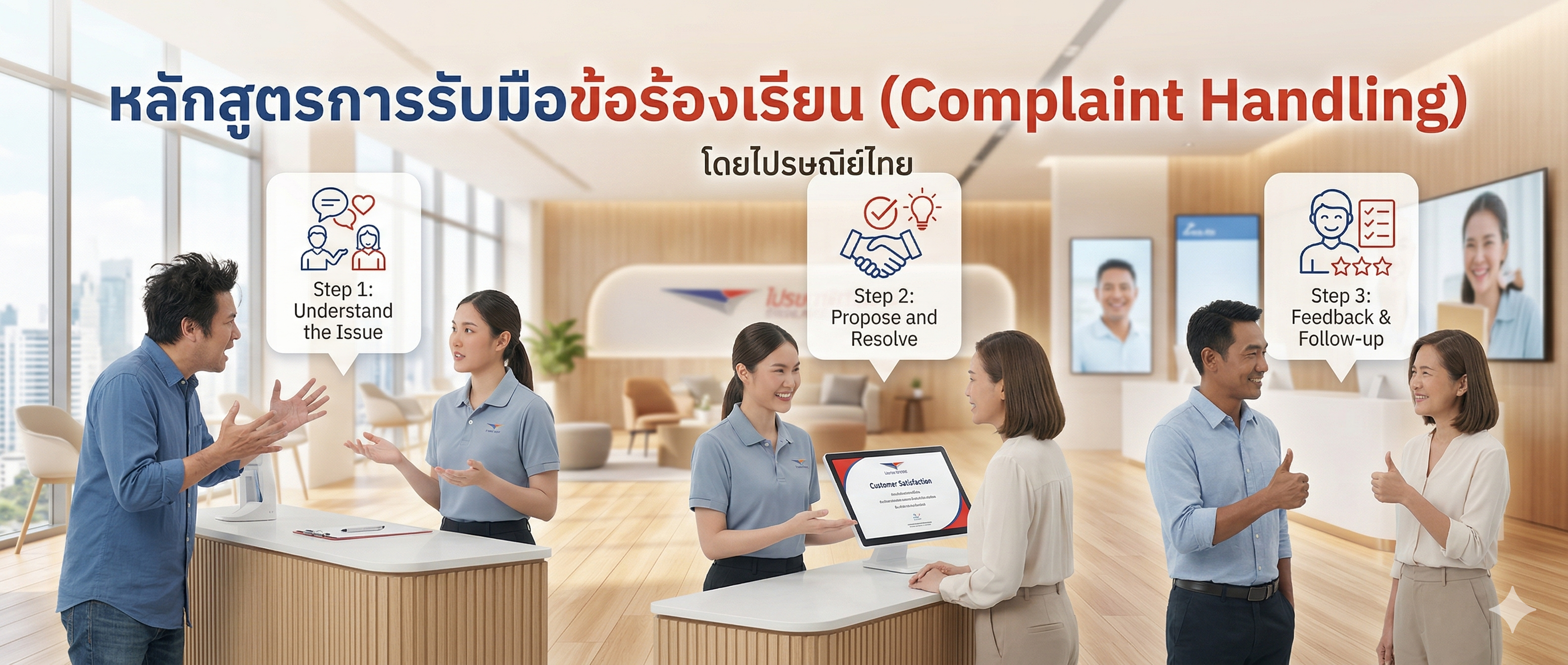 หลักสูตรการรับมือข้อร้องเรียน (Complaint Handling)