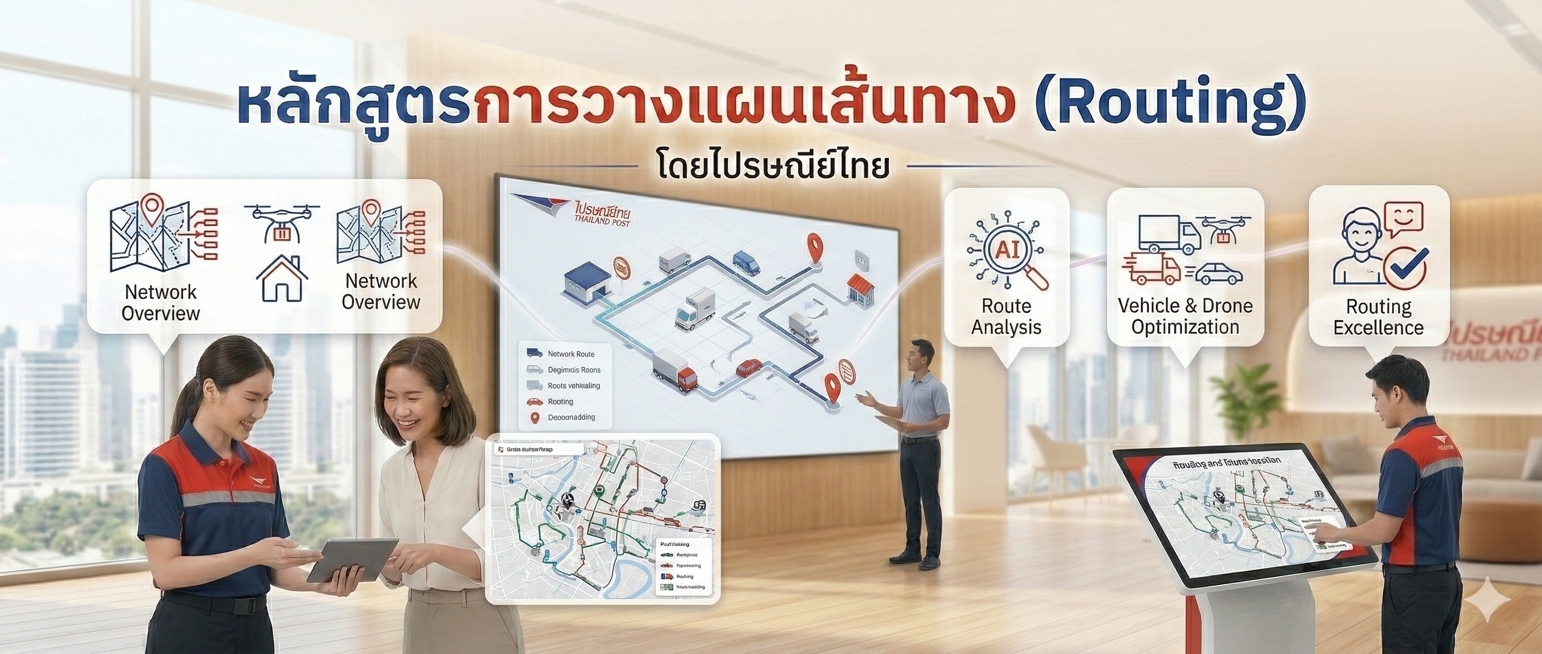 หลักสูตรการวางแผนเส้นทาง (Routing)
