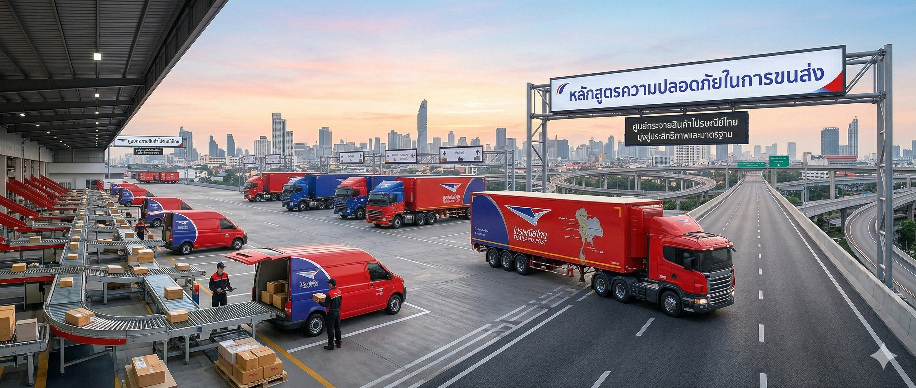 หลักสูตรความปลอดภัยในการขนส่ง ของพนักงานส่งพัสดุ